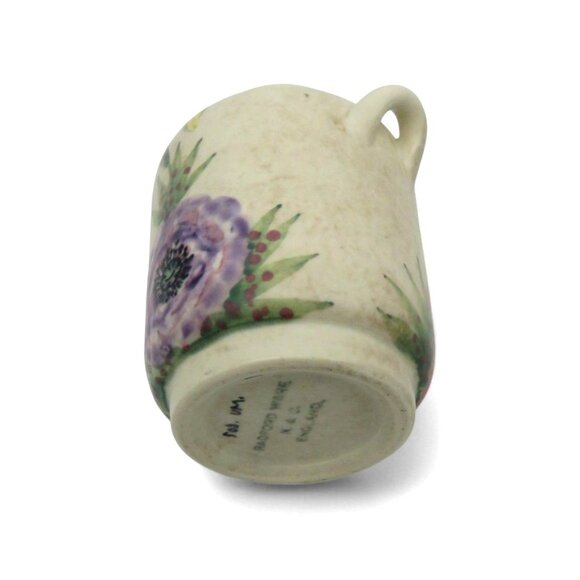 RADFORD Ware Small VASE English Pottery Floral English Country Cottage Vintage 4 - Picture 7 of 11